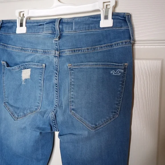 Hollister Distressed Destructed High-Rise Denim Legging Advanced Stretch… - Picture 6 of 6